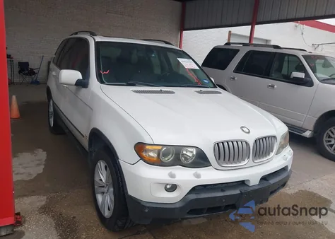 2006 BMW X5 4.4I z USA, uszkodzony, nr VIN 5UXFB53566LV25675